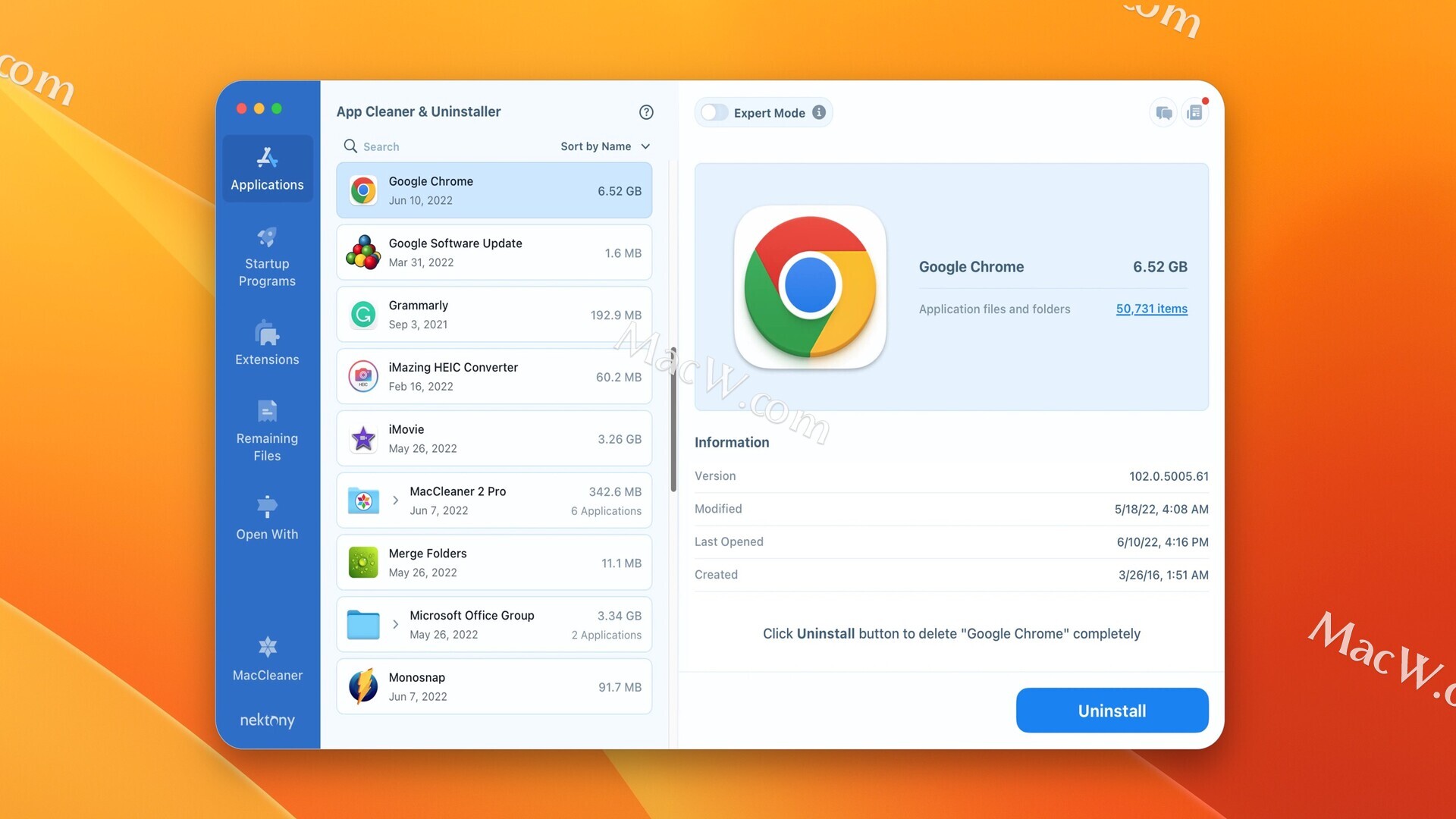 苹果电脑一键深度清理工具App Cleaner & Uninstaller