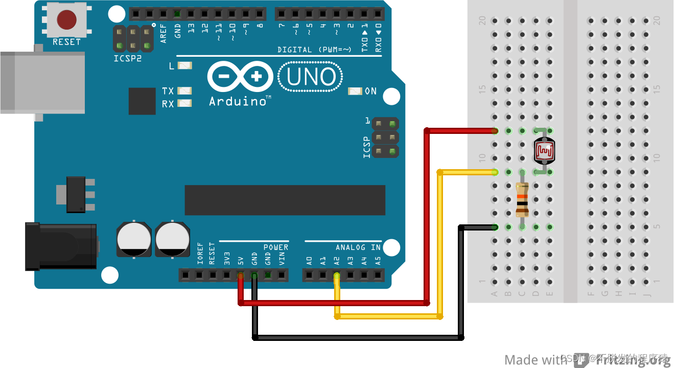 LabVIEW控制Arduino采集光敏电阻数值（基础篇—14）