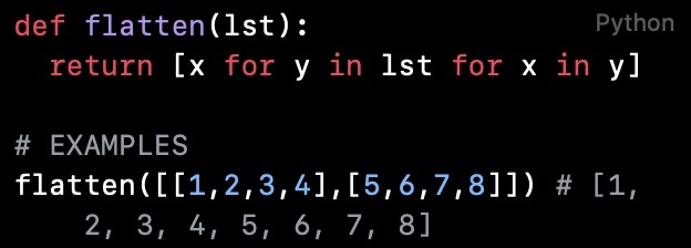 Python代码阅读（第11篇）：展开嵌套列表