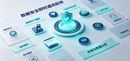 数据安全即时通讯软件选型的3个关键维度：传输、存储与数据主权