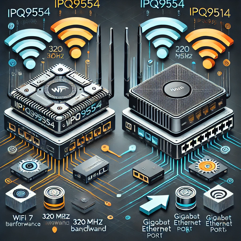 Comprehensive Comparison of Qualcomm IPQ9554 and IPQ9514 Chips: Choosing in the WiFi 7 Era