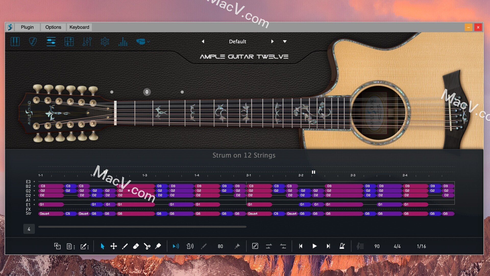 Ample Sound Ample Guitar Twelve for Mac(12弦吉他)