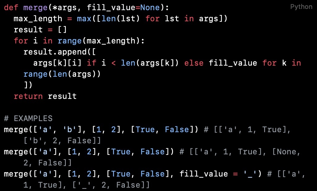 Python代码阅读（第17篇）：列表元素按位合并