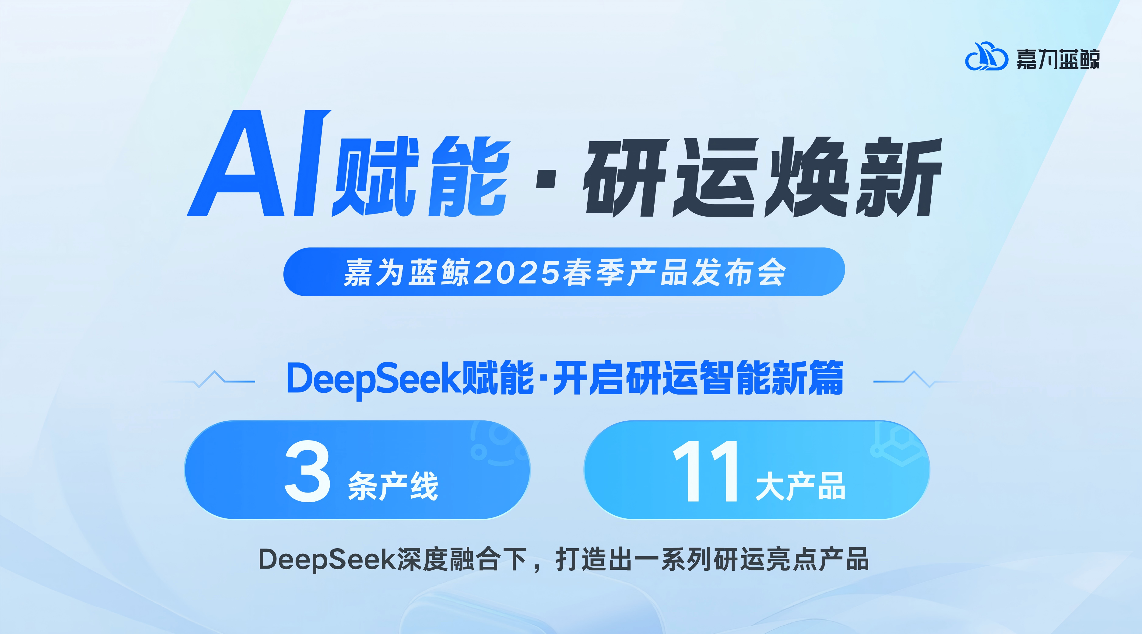 一图纵览!嘉为蓝鲸2025春季 11 大产品矩阵智焕新能
