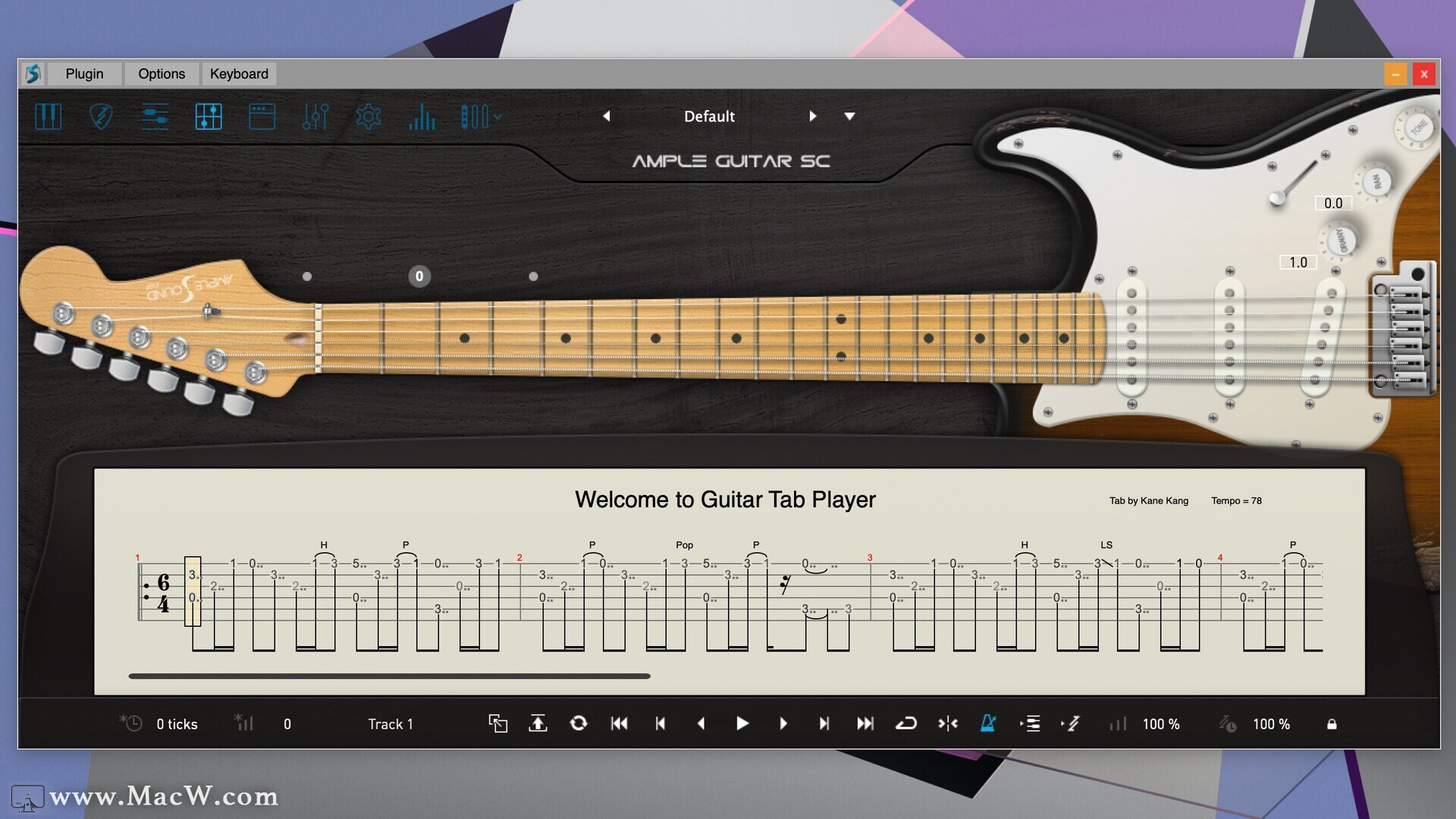 Ample Sound Ample Guitar Stratocaster for Mac(电吉他音源)v3.1.0 激活版