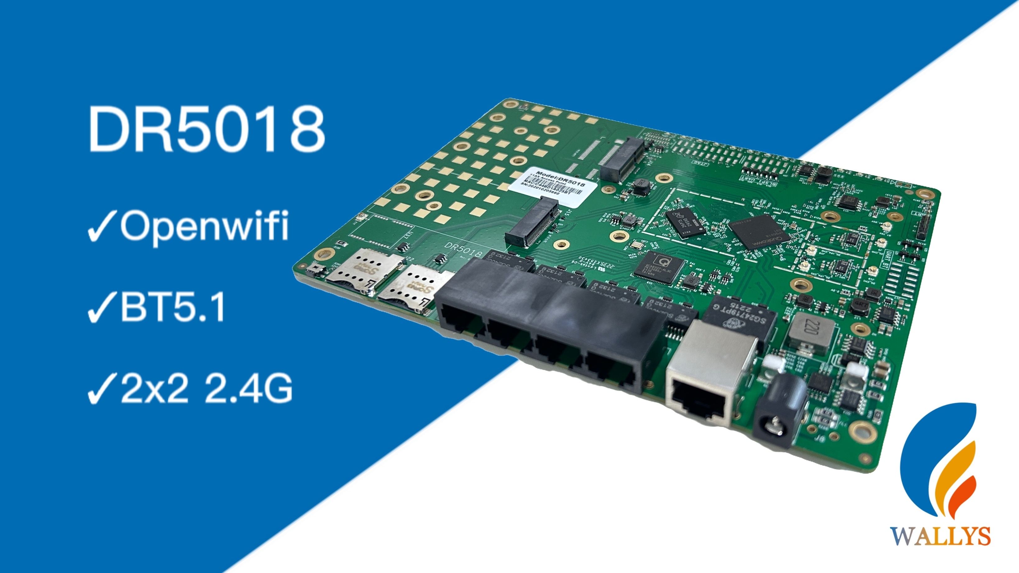 IPQ5018 SoC with QCN9074 VS QCN6122|IIOT Wifi6 solution|Wallys