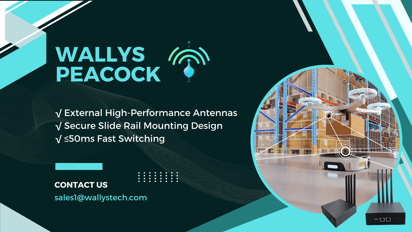 Introducing Wallys' Peacock: The Ultimate Industrial-Grade WiFi 6 Dual-Band Wireless Bridge - AVAILABLE NOW