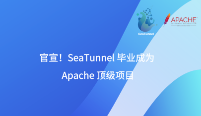 SeaTunnel毕业！首个国人主导的数据集成项目成为Apache顶级项目