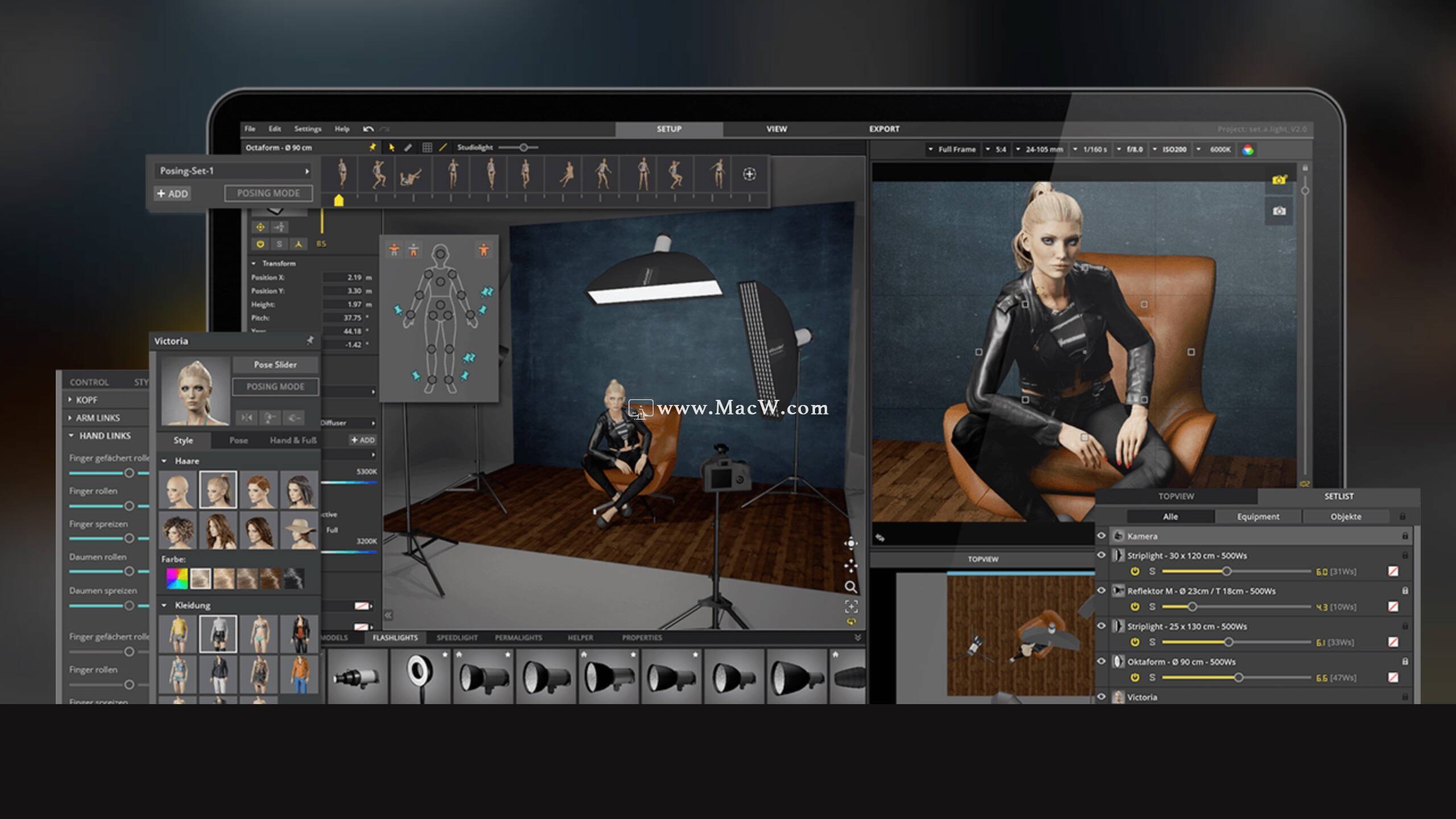 摄影模拟工作室Set A Light 3D Studio Mac版