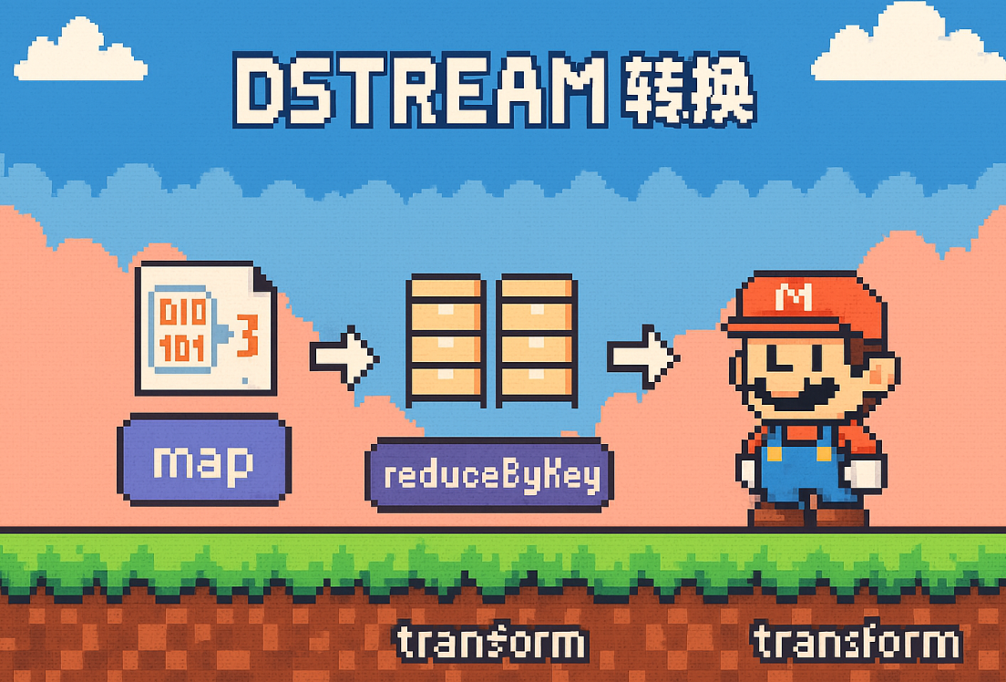 大数据-100 Spark DStream 转换操作全面总结：map、reduceByKey 到 transform 的实战案例