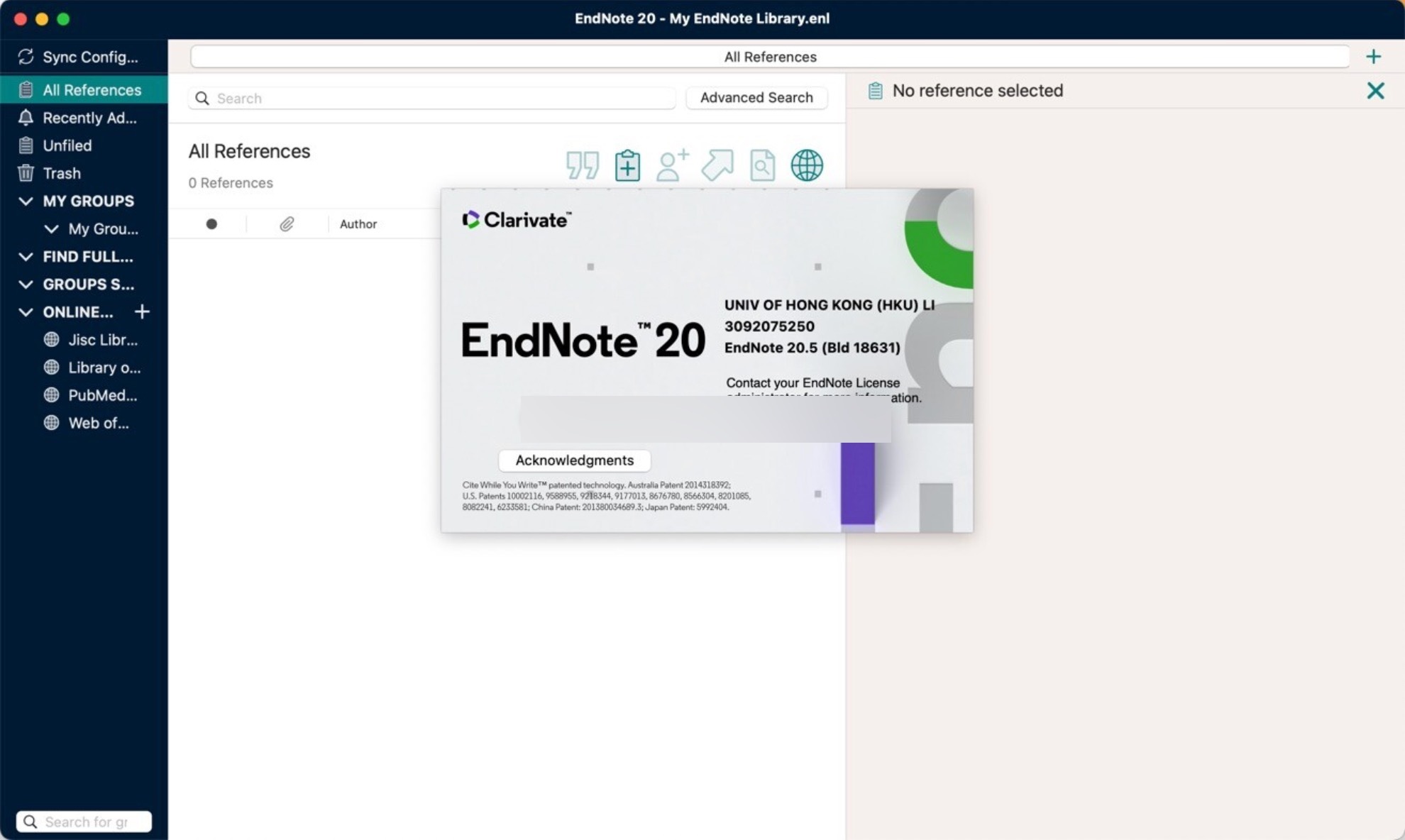 EndNote 20 for Mac(文献管理软件)