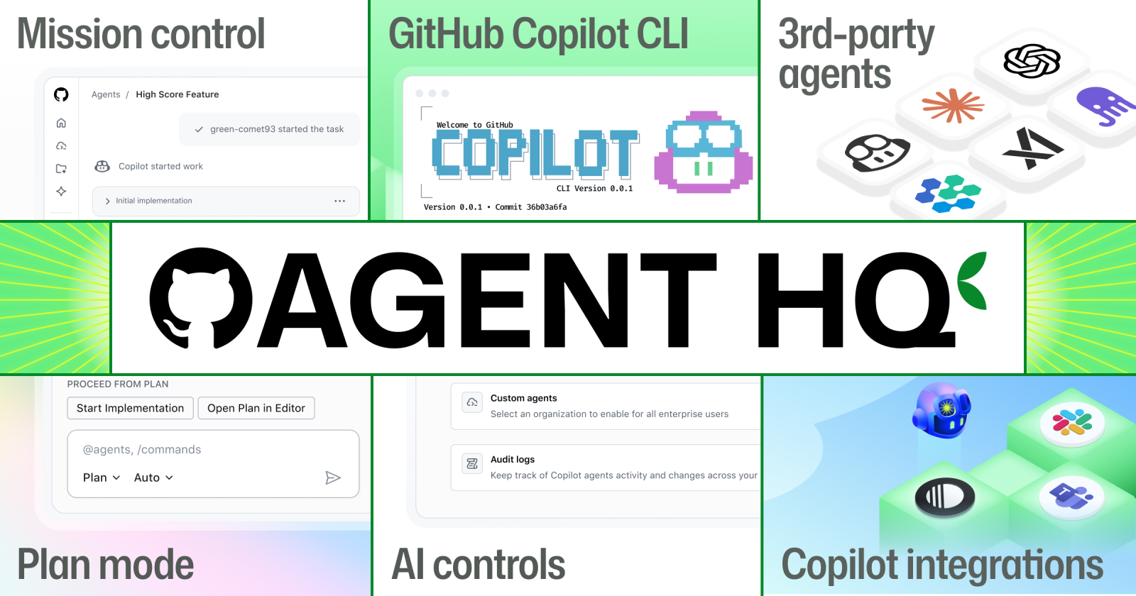 GitHub 发布 Agent HQ：欢迎回家，智能体们