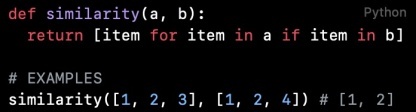 Python代码阅读（第37篇）：获取两个列表中相同的元素