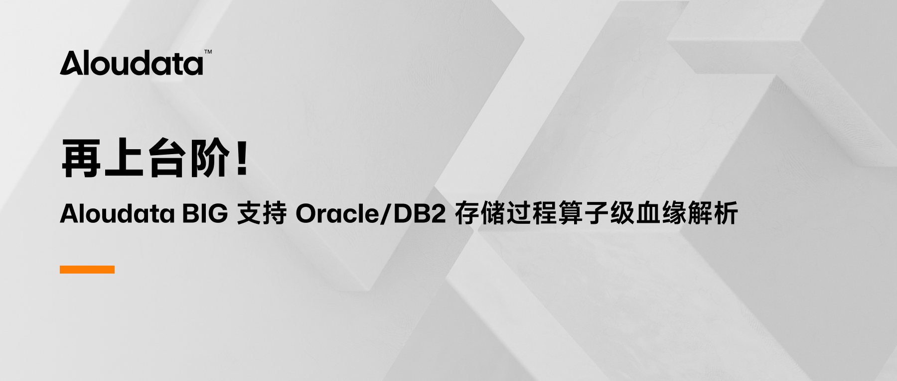 Aloudata BIG 主动元数据平台支持 Oracle/DB2 存储过程算子级血缘解析