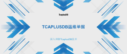 【深入理解TcaplusDB技术】TcaplusDB运维单据