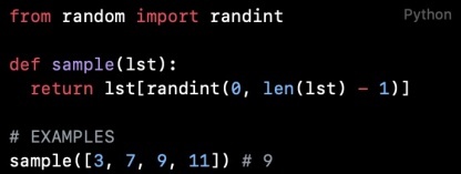 Python代码阅读（第32篇）：随机返回列表中的一个元素