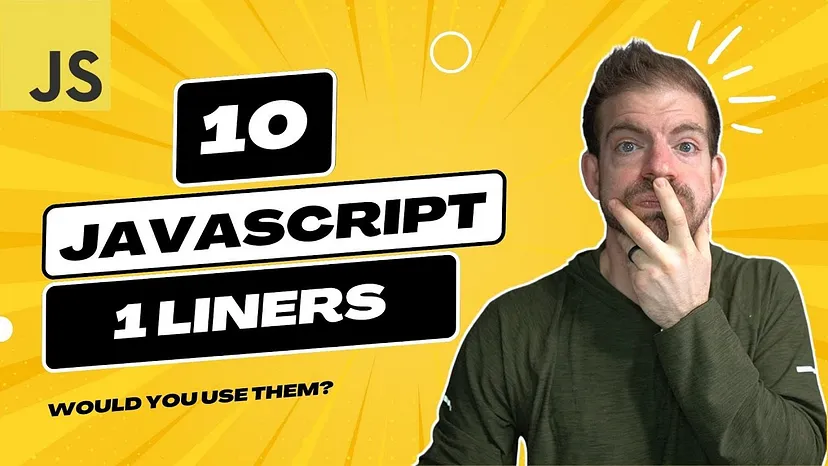 10个JavaScript One-Liners让初学者看起来很专业