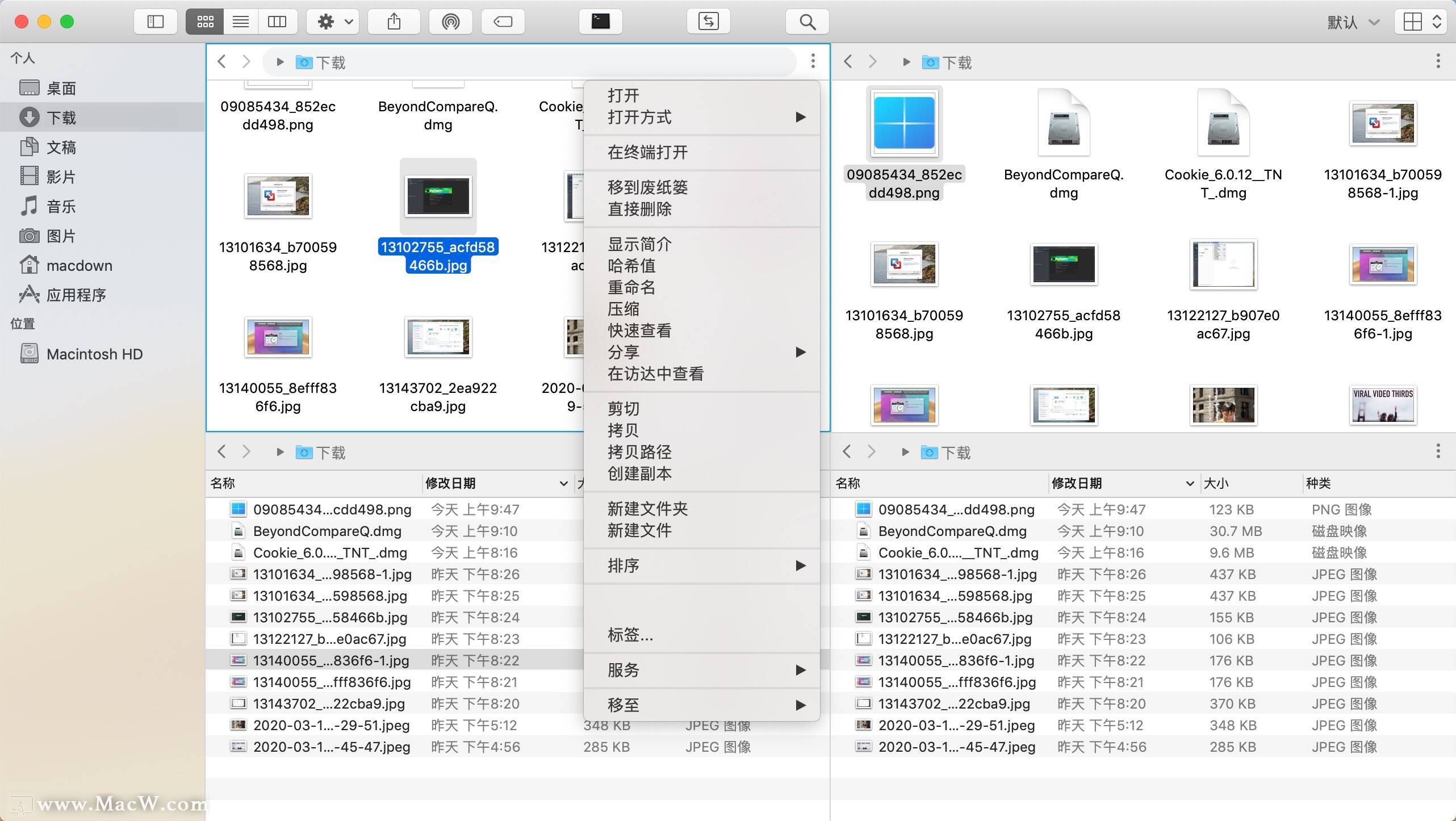 Mac好用的多窗格文件管理器QSpace Pro v4.0.4中文版