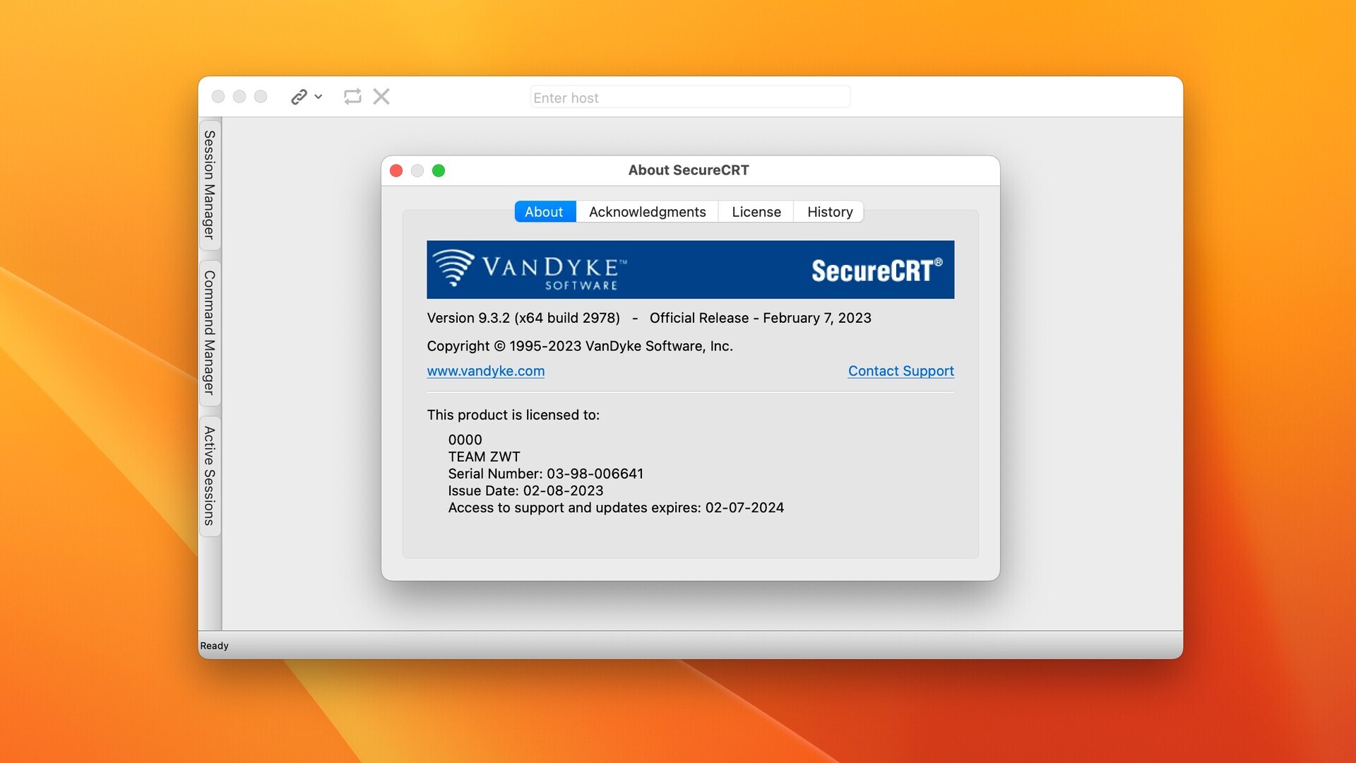 SecureCRT v9.3.2最新版 激活安装教程