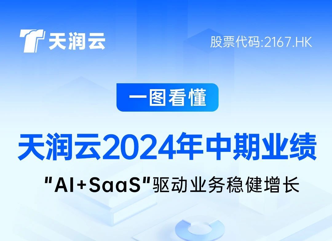 一图看懂天润云（2167.HK）2024年中期业绩