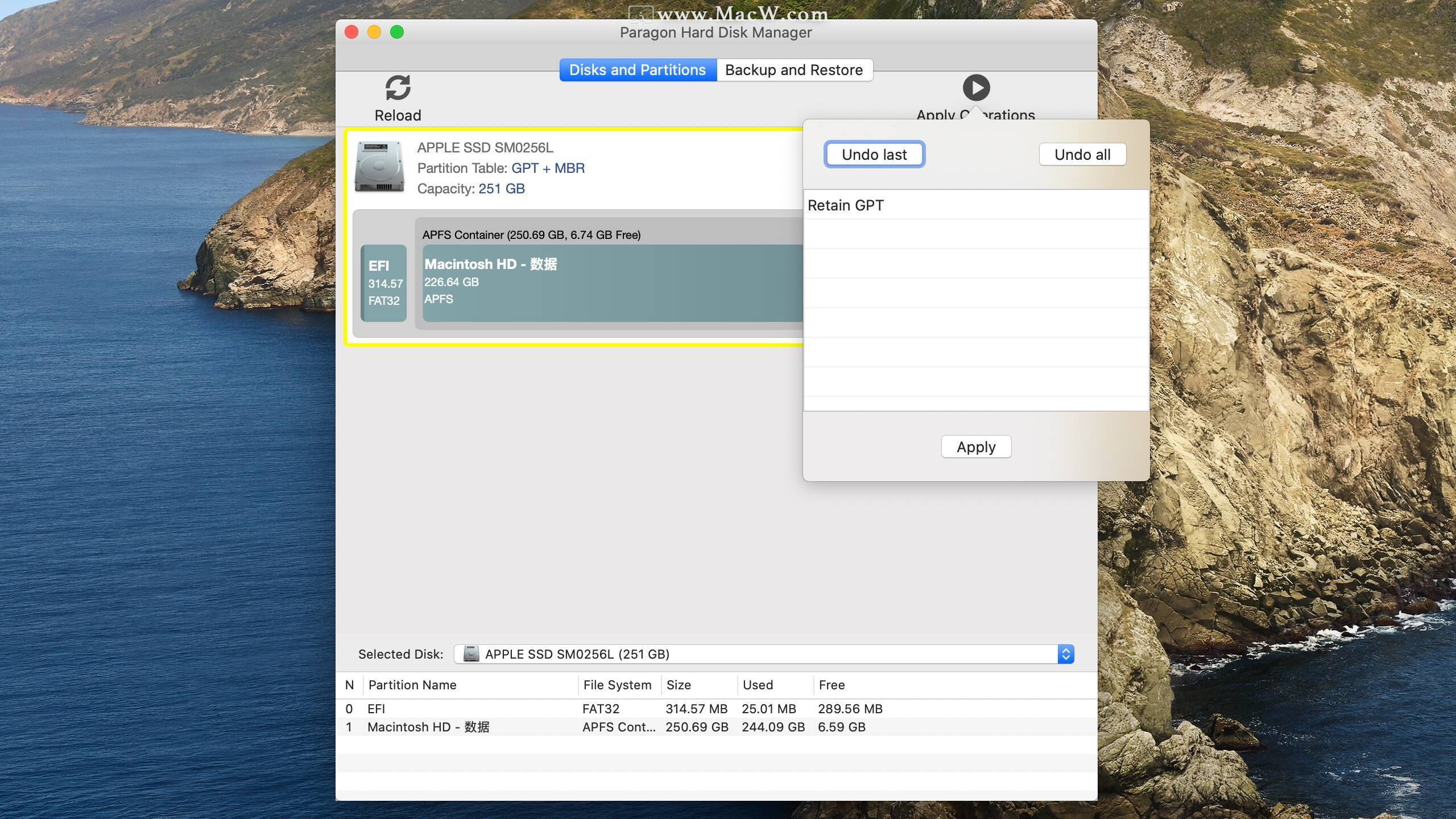 mac磁盘分区工具 Paragon Hard Disk Manager