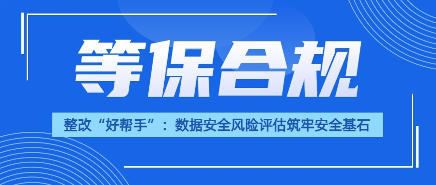 等保测评整改“好帮手”：数据安全风险评估筑牢安全基石