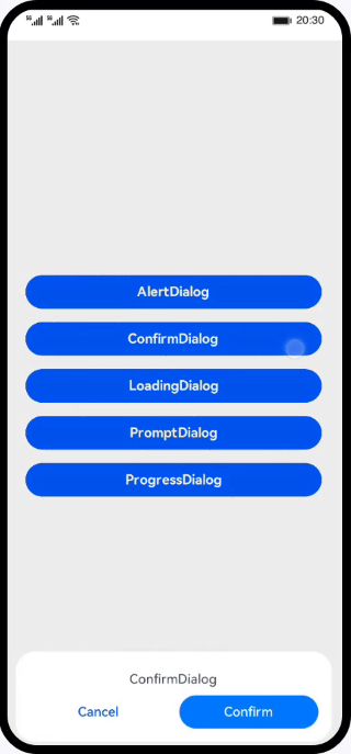 Harmony Codelab样例—弹窗基本使用