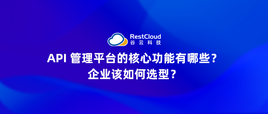 API 管理平台的核心功能有哪些?企业该如何选型?