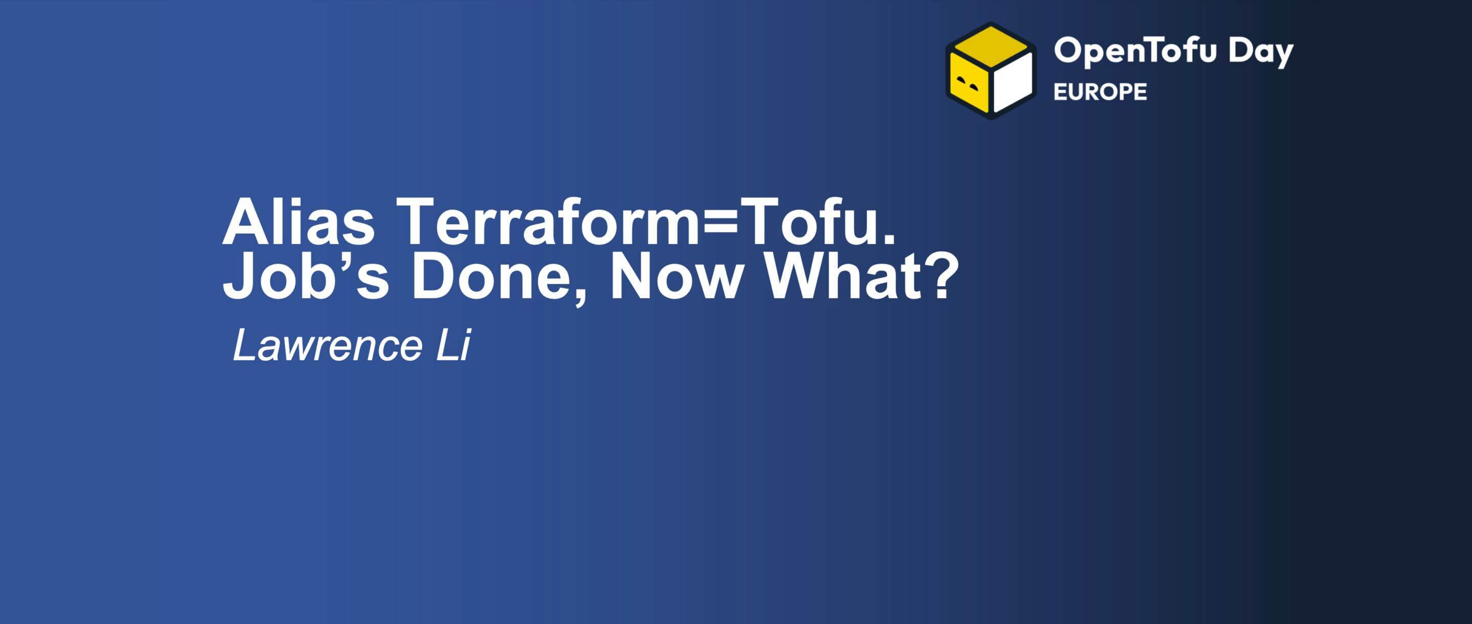 OpenTofu路在何方：定量分析Terraform issue数据，洞察用户需求｜OpenTofu Day 闪电演讲