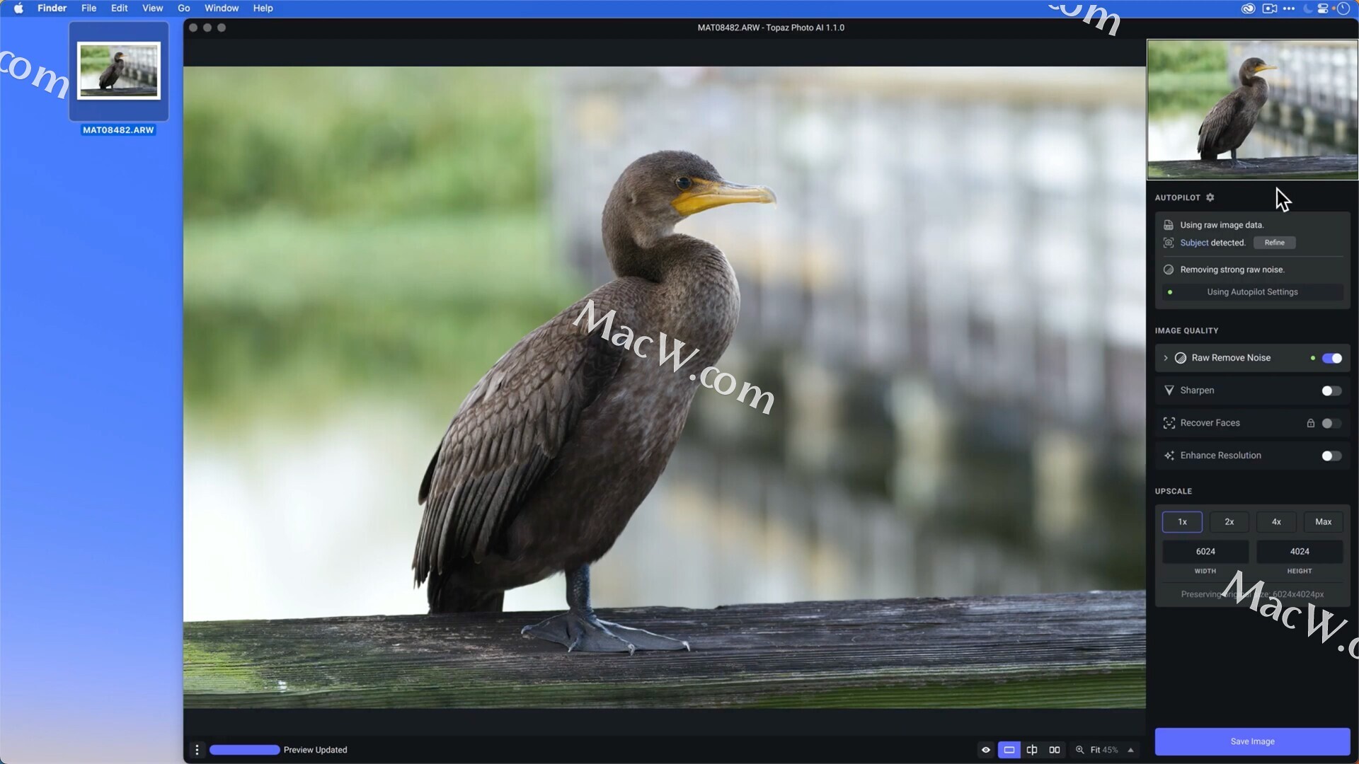 Mac人工智能图像降噪 Topaz Photo AI 安装激活教程