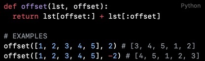 Python代码阅读（第36篇）：列表偏移