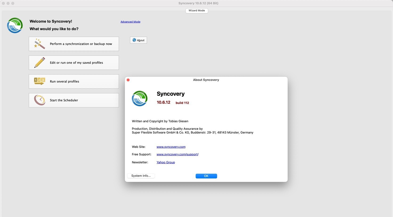 Syncovery for mac(文件备份和同步工具) 10.6.12激活版