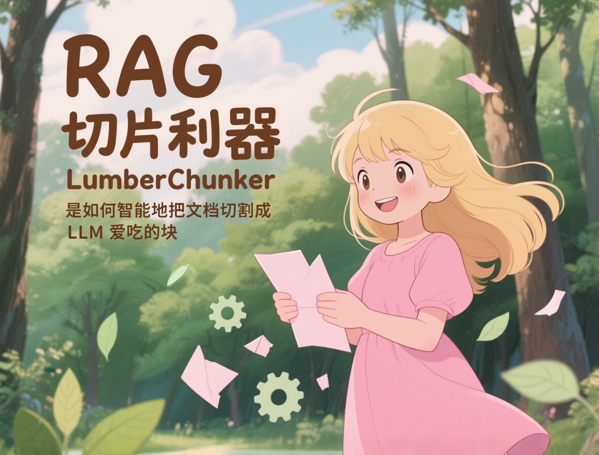 RAG 切片利器 LumberChunker 是如何智能地把文档切割成 LLM 爱吃的块