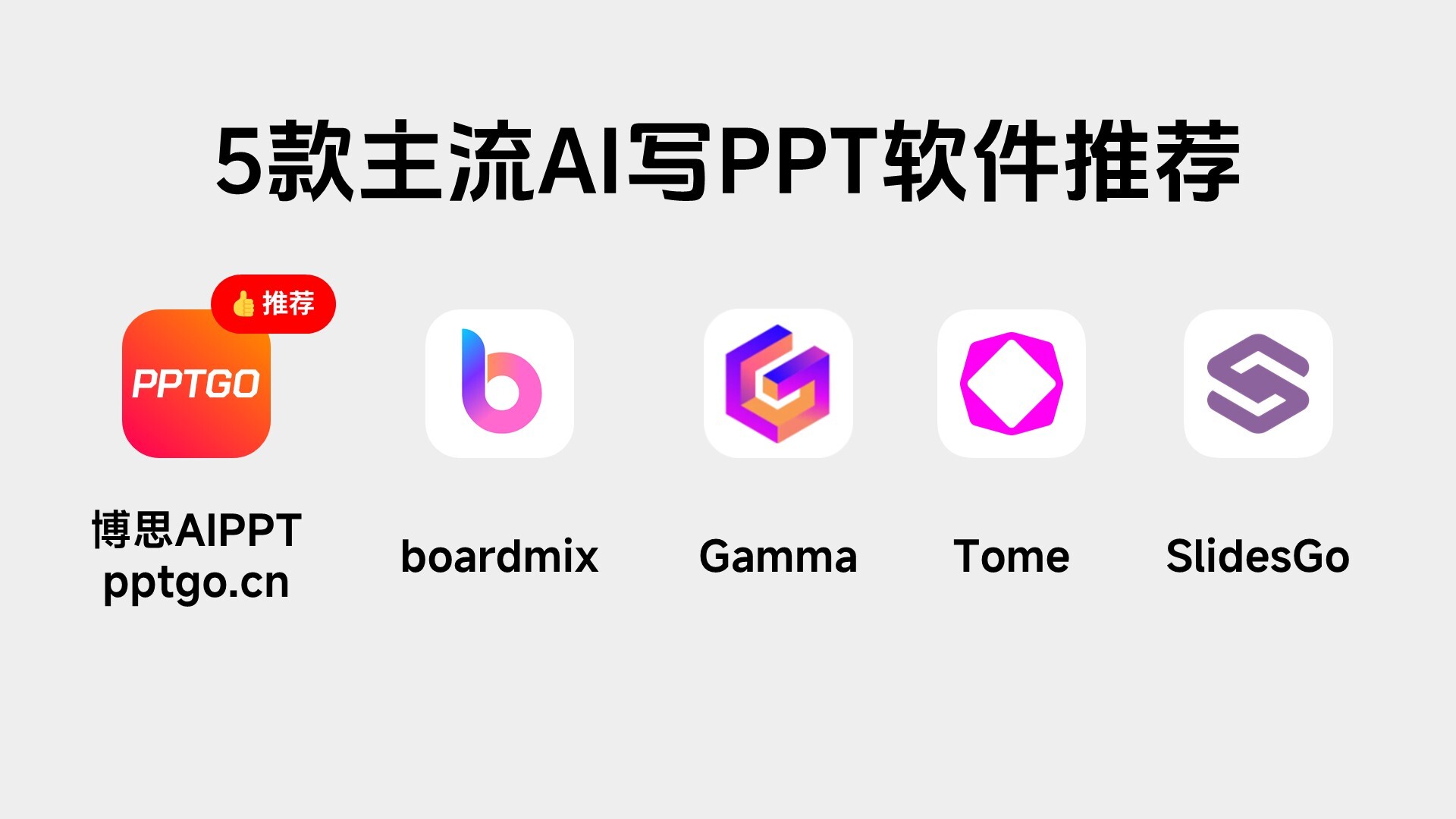 AI写PPT的软件有哪些？这5款备受推崇的AIPPT工具值得推荐！