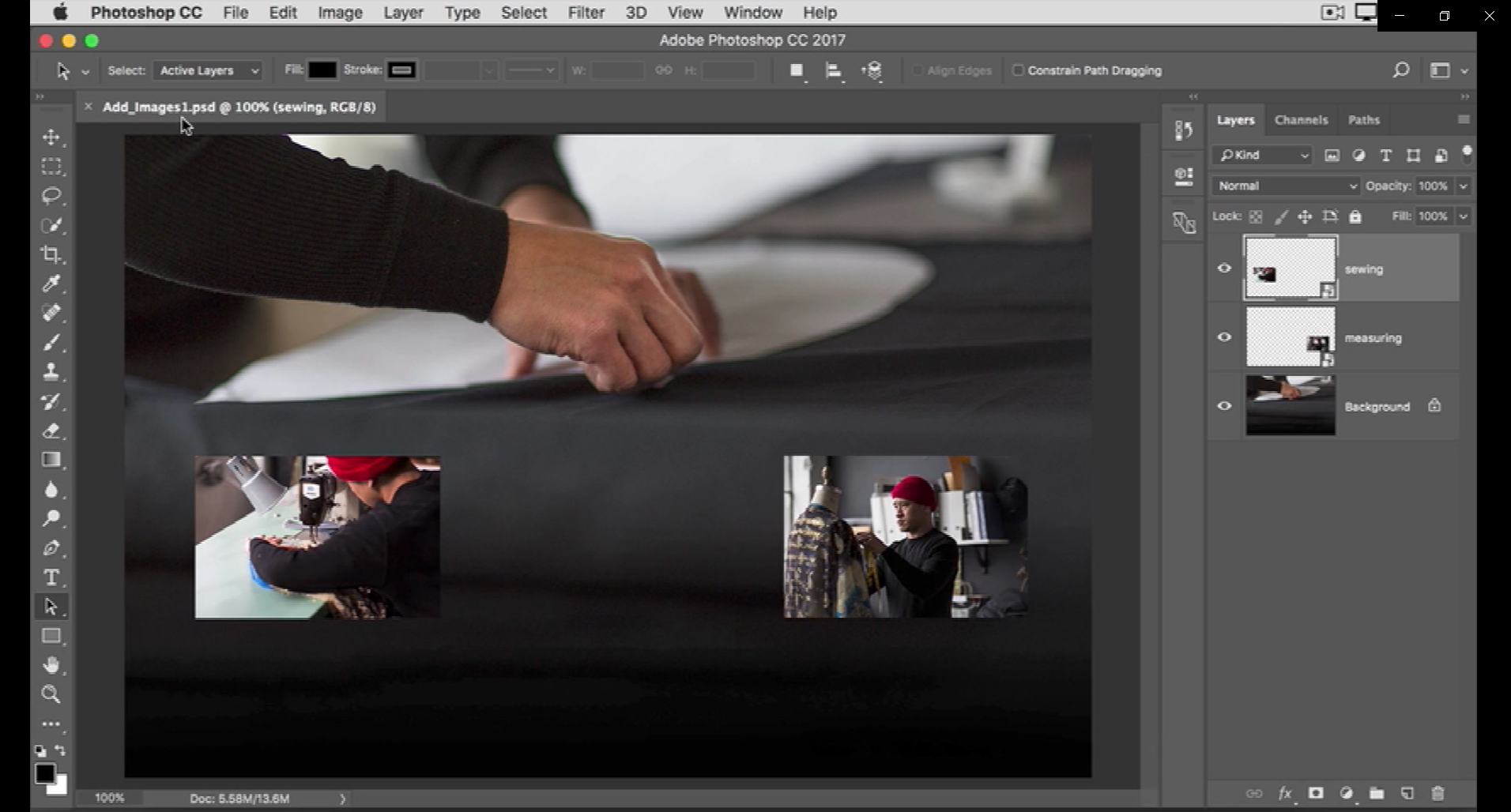 Adobe国际认证，Photoshop软件向多图层图像中添加更多图像，官方教程