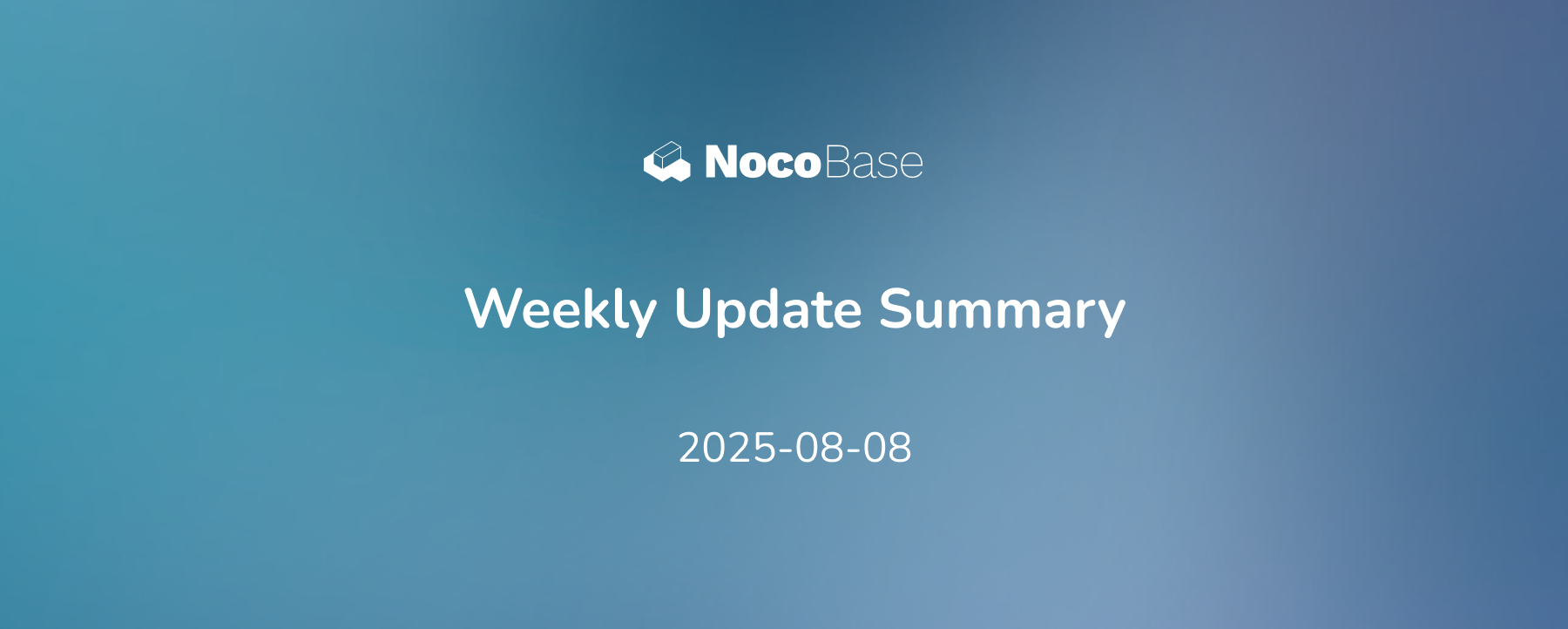 NocoBase 本周更新汇总:优化及缺陷修复