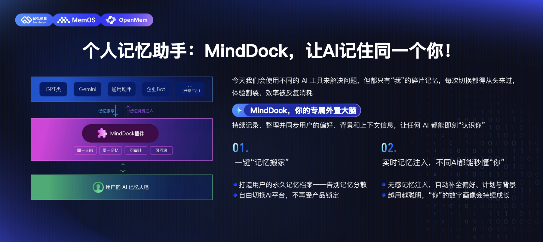 MindDock 正式内测！让所有 AI 都记得同一个你