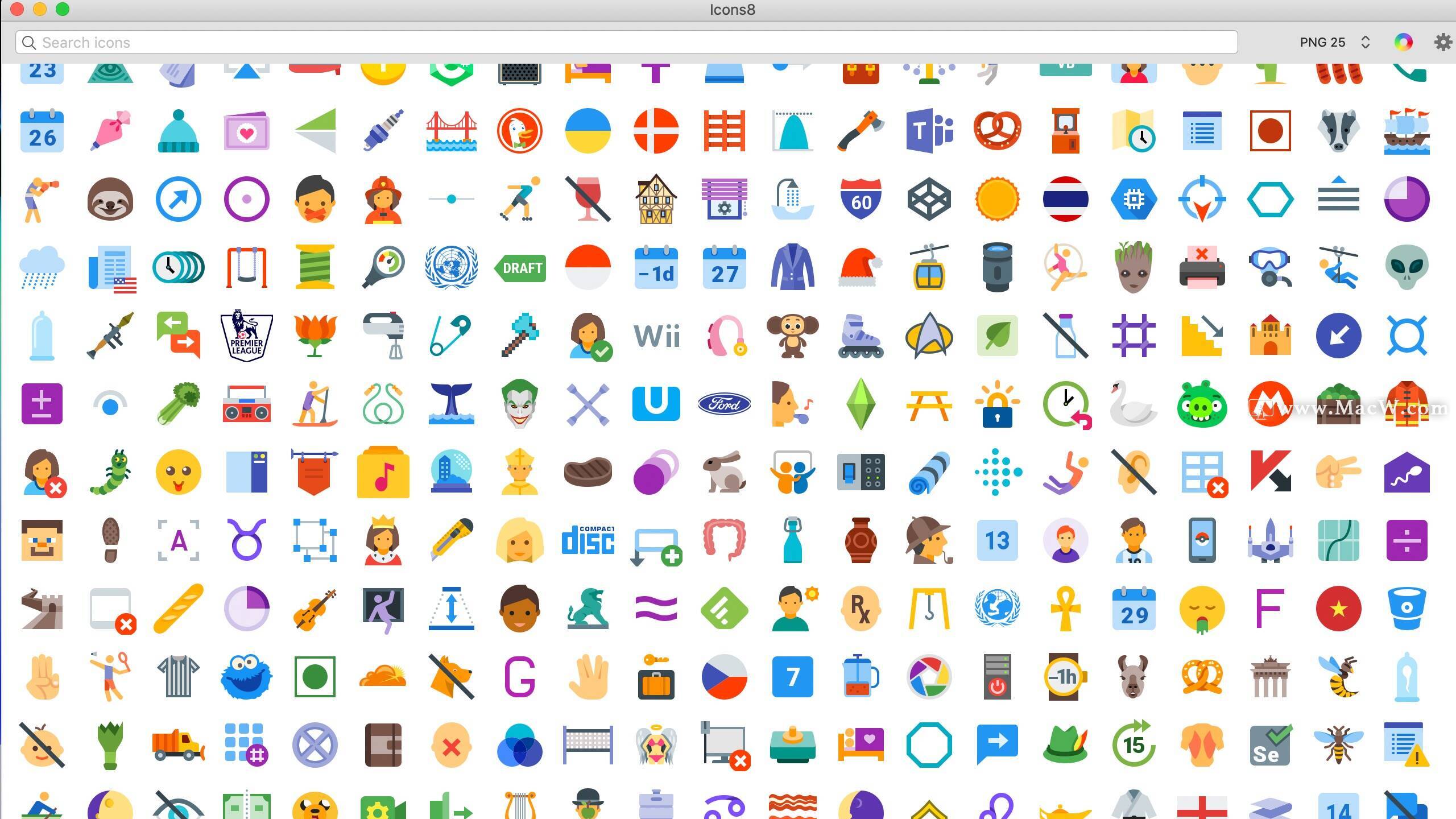 Icons8 for mac(logo图标素材大全)