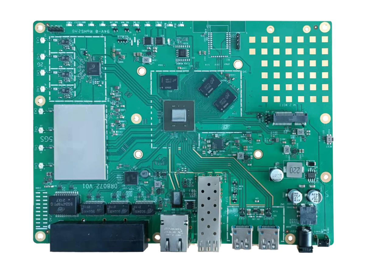 IPQ8072 or IPQ8072A with the QCN9074/9024 chipset / well-suited for high-end routers.