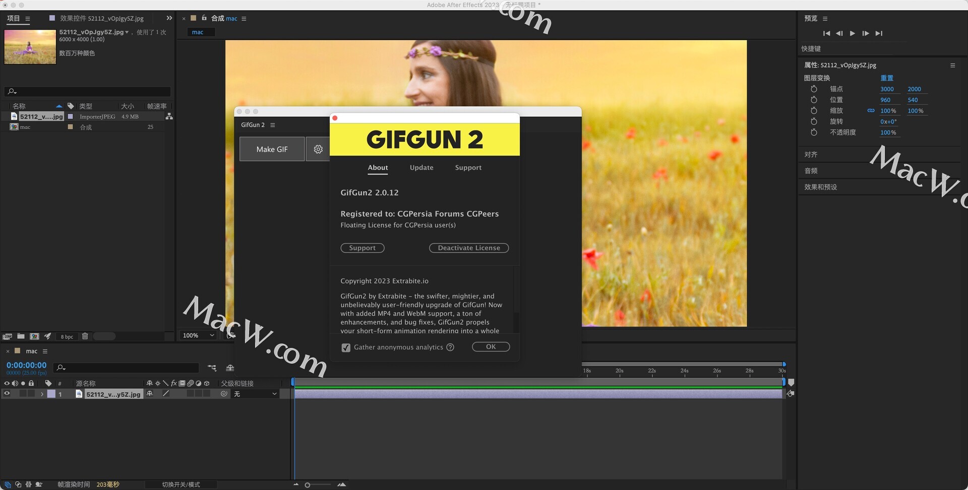 GifGun for Mac：在After Effects上的快速输出GIF动图格式插件