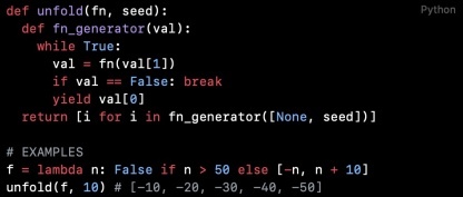 Python代码阅读（第29篇）：使用初始化种子和迭代函数生成列表