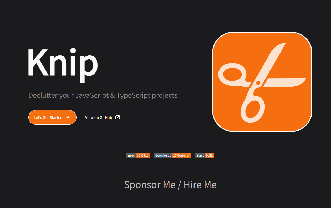 Knip - 一键清理项目无用代码