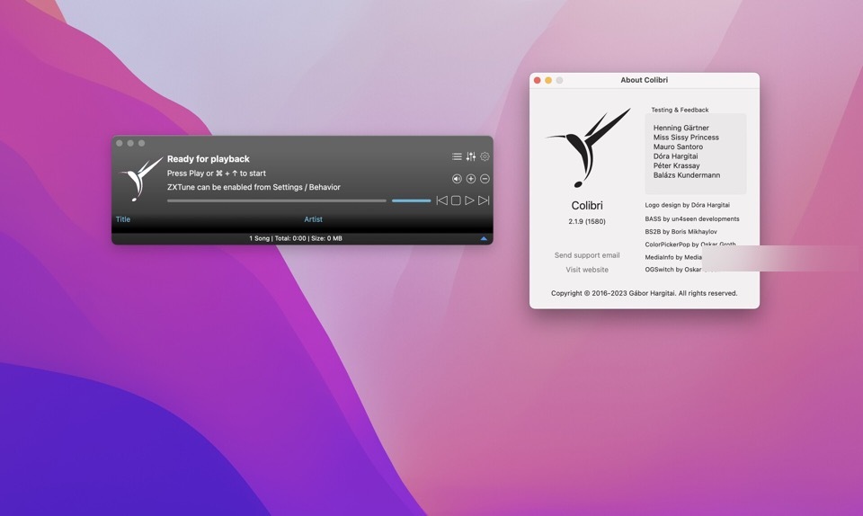 Colibri for Mac(原生无损音频播放器) 2.1.9永久激活版