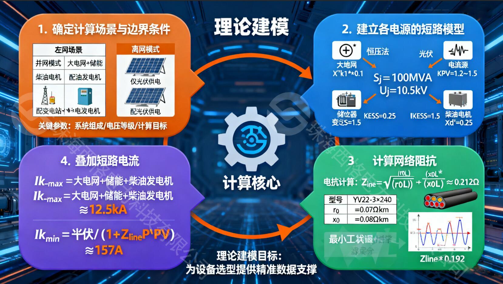 西格电力直供微电网设计③:短路电流计算与设备选型实例