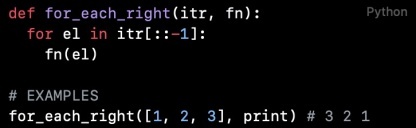 Python代码阅读（第47篇）：从列表右边开始执行给定函数