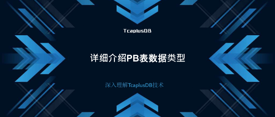 【深入理解TcaplusDB技术】详细介绍PB表数据类型