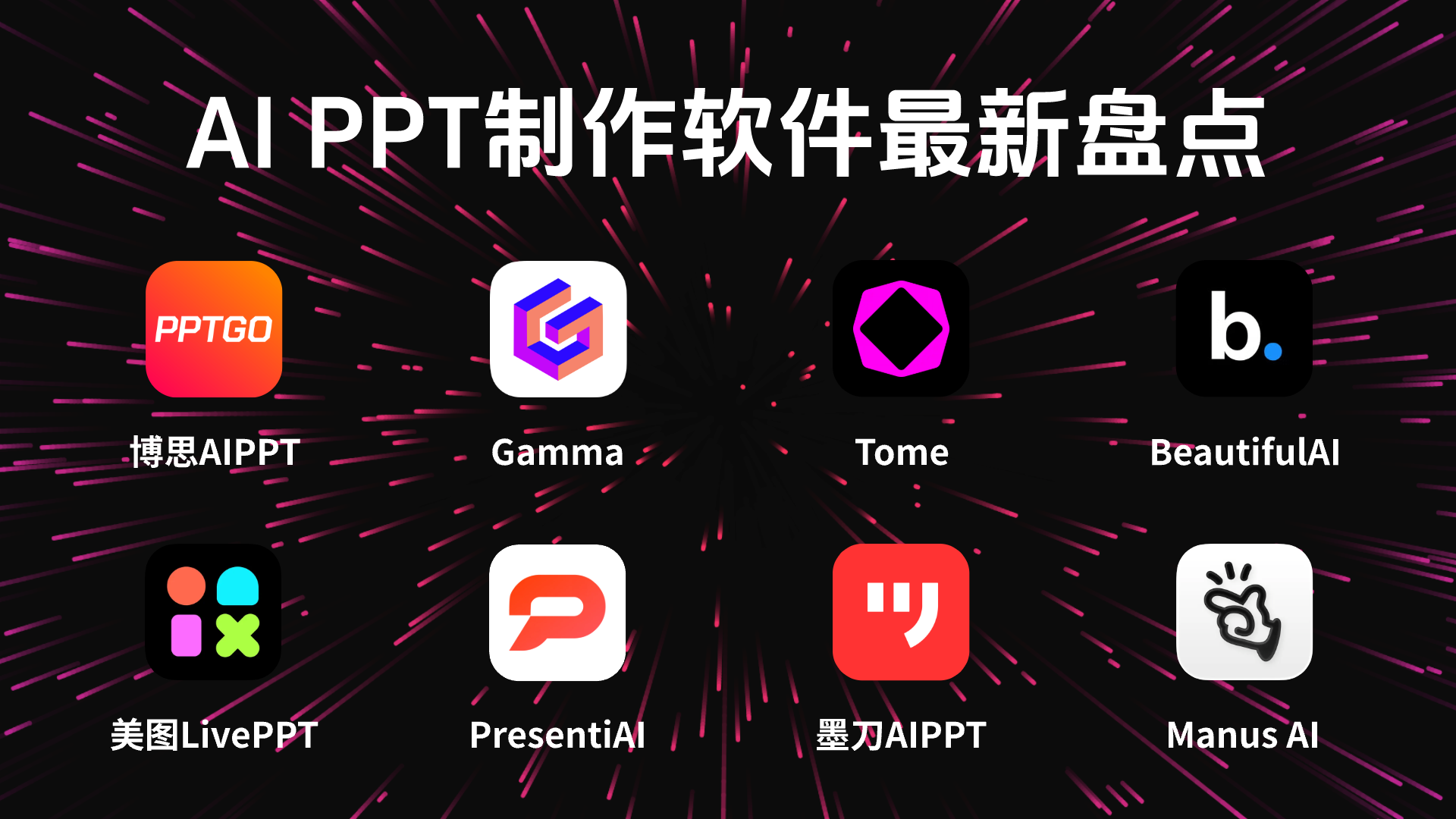 好用的AI PPT制作软件有哪些?8款主流工具功能对比