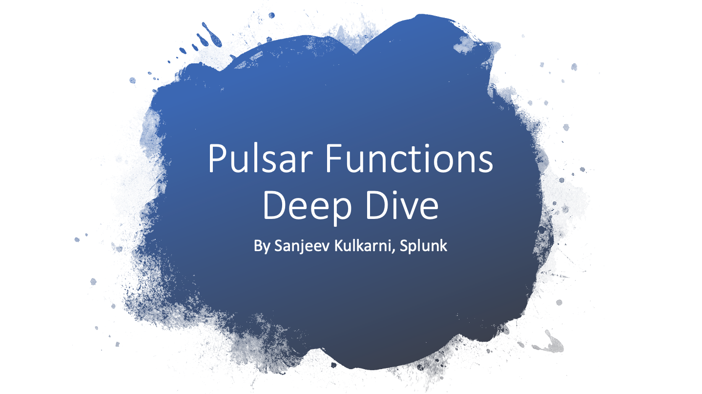 译文 | 深度剖析 Pulsar Functions
