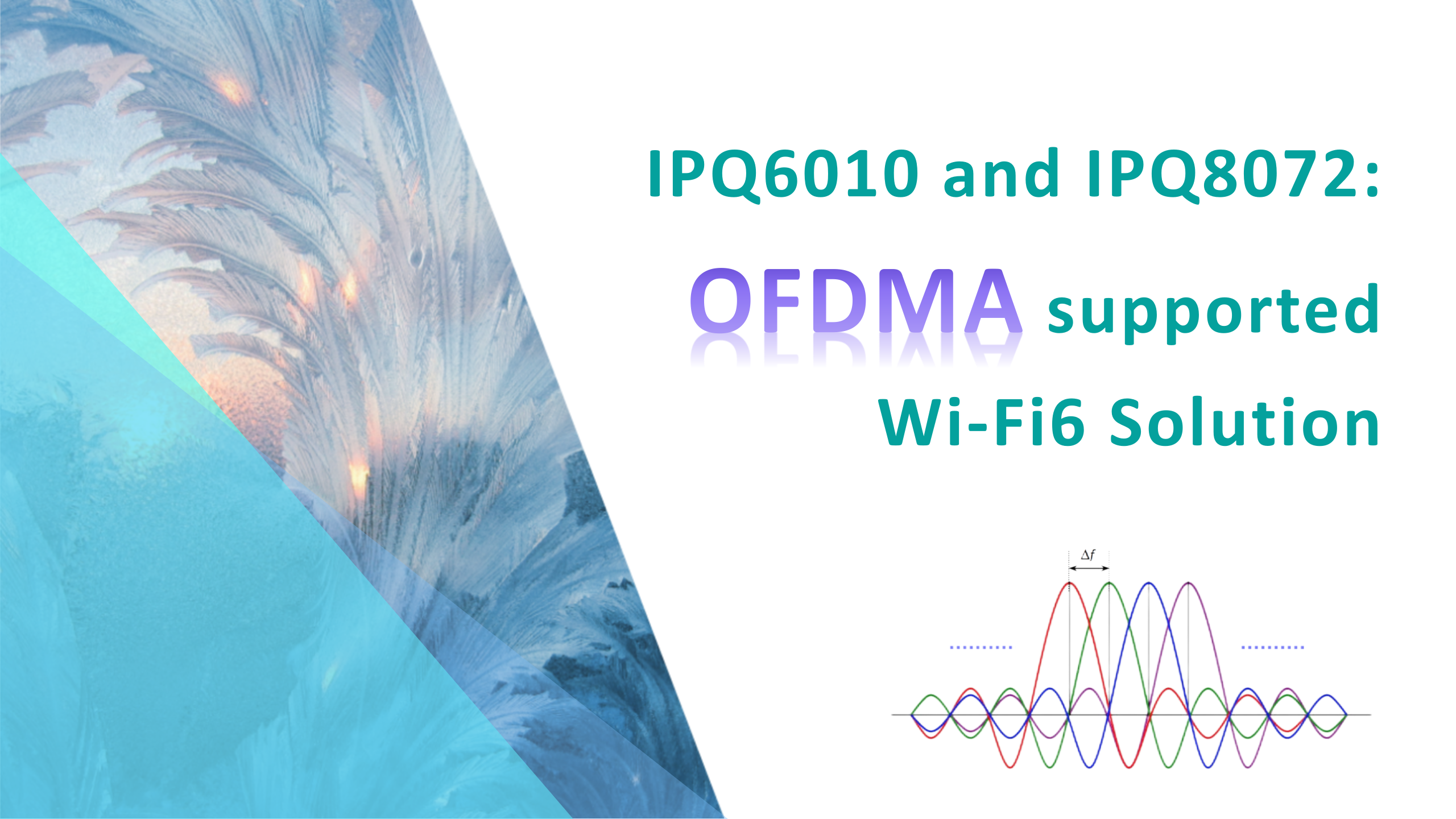 IPQ6010 and IPQ8072:OFDMA support in Wifi6 Solution