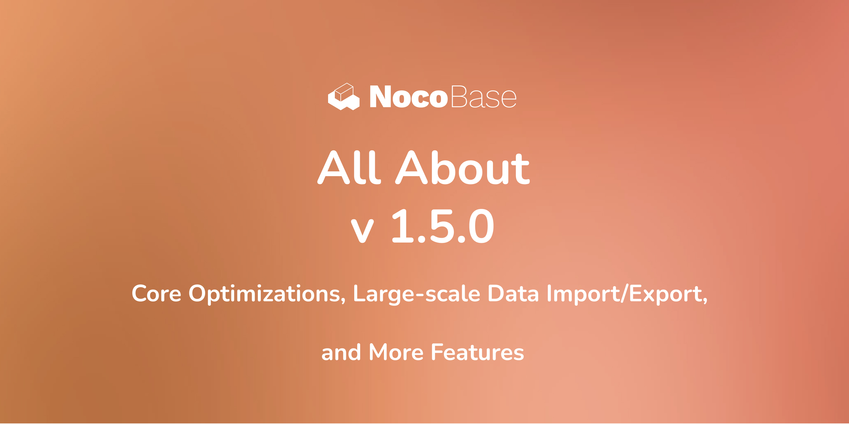 NocoBase 1.5.0 正式版发布